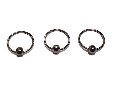 Grossiste Z. Emilie - Piercing nez anneau avec boule 3mm