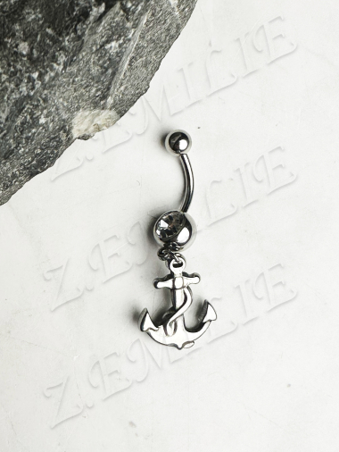 Wholesaler Z. Emilie - Marine anchor navel piercing