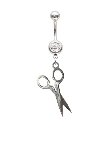 Wholesaler Z. Emilie - Scissors belly button piercing