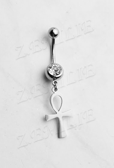 Grossiste Z. Emilie - Piercing nombril croix égypte