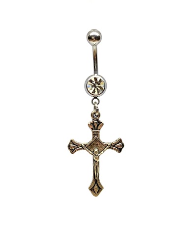 Grossiste Z. Emilie - Piercing nombril croix