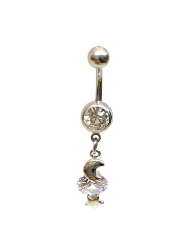Wholesaler Z. Emilie - Moon and star belly button piercing