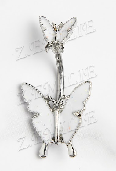 Grossiste Z. Emilie - Piercing nombril papillon