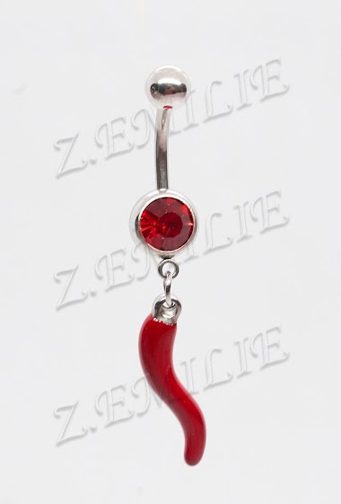 Wholesaler Z. Emilie - Chili belly button piercing