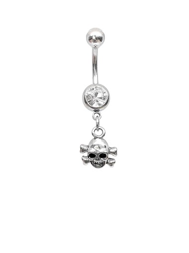 Wholesaler Z. Emilie - Skull belly button piercing