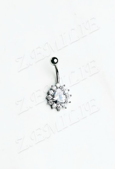 Großhändler Z. Emilie - Zirconium belly button piercing