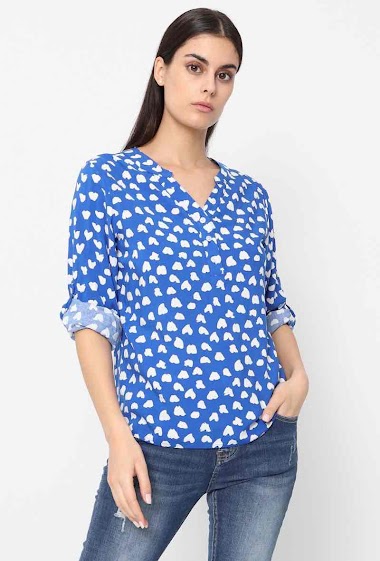 Wholesaler Z-One - Blouse with polka dots