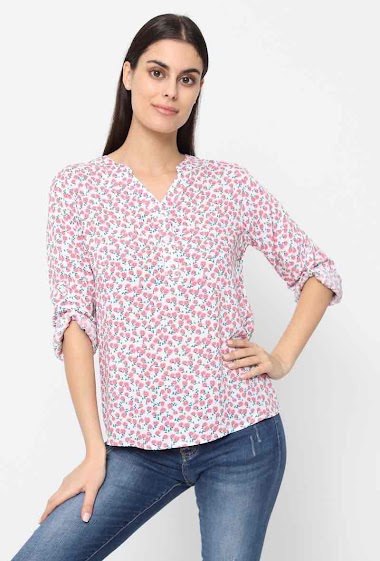Wholesaler Z-One - Blouse with polka dots