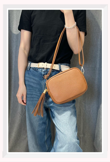 Wholesaler Z & Z - Grained leather shoulder bag