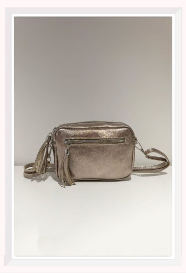 Wholesaler Z & Z - Iridescent leather shoulder bag