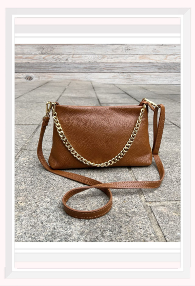 Wholesaler Z & Z - Leather shoulder bag