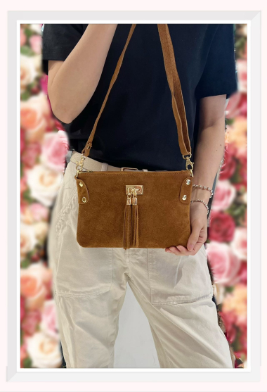 Wholesaler Z & Z - Suede shoulder bag