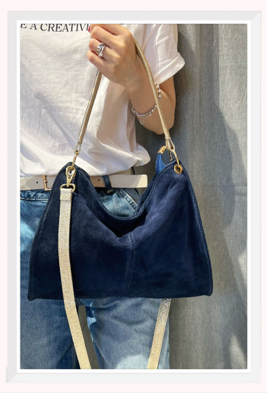 Wholesaler Z & Z - Suede shoulder bag