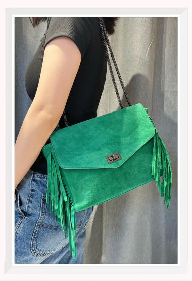 Wholesaler Z & Z - Suede shoulder bag