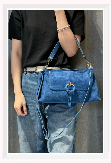 Wholesaler Z & Z - Suede shoulder bag