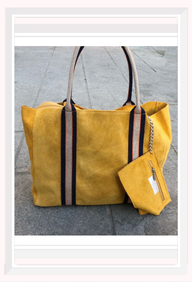 Wholesaler Z & Z - Suede handbag