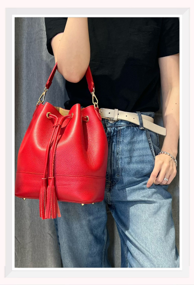 Wholesaler Z & Z - Large leather purse bag