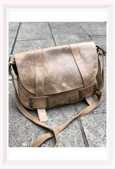 Wholesaler Z & Z - Suede satchel bag