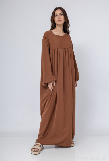 Wholesaler ZABULON 3 - Abaya dress with balloon sleeves