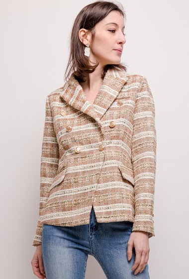 Wholesaler Zac & Zoé - Shiny blazer tweed