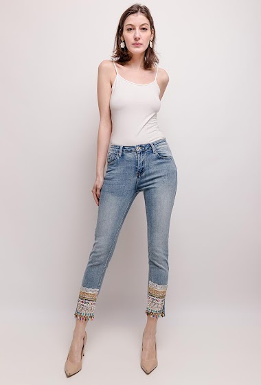 Wholesaler Zac & Zoé - Jeans with embroideries