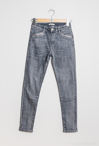 Wholesaler Zac & Zoé - Jeans with strass