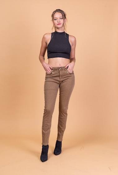 Großhändler Zac & Zoé - Skinny push up jeans with sequins