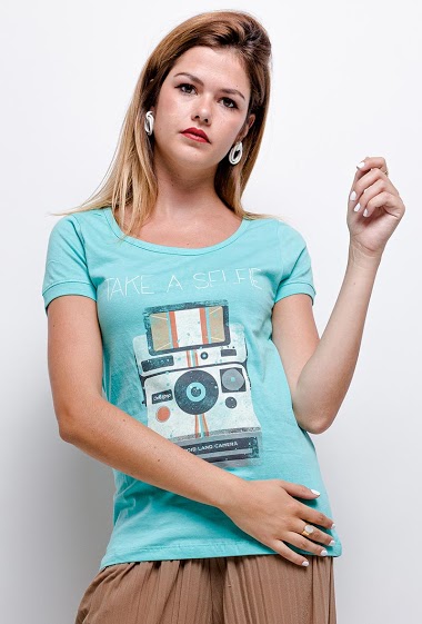 Grossiste Zac & Zoé - T-shirt avec imprimé