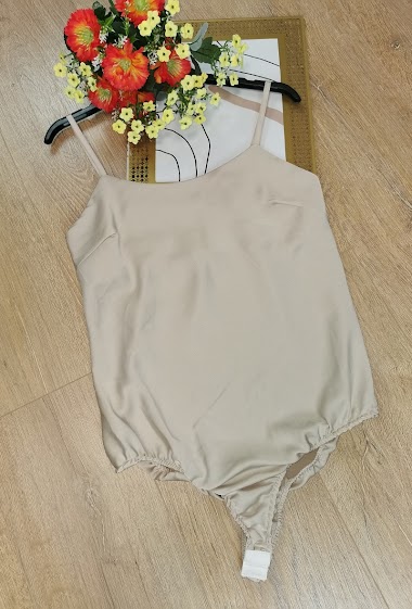 Wholesalers Zafa - Satin bodysuit, with adjustable strap