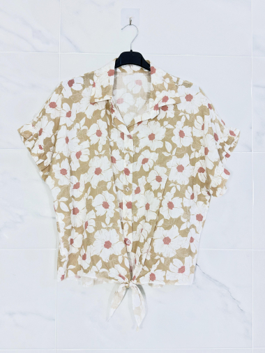 Großhändler Zafa - Hemd mit Blumendruck