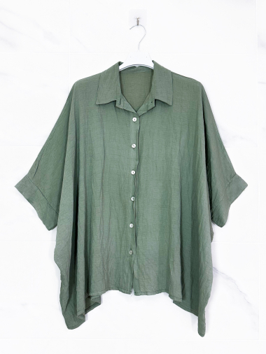 Wholesaler Zafa - Oversized shirt made from viscose
