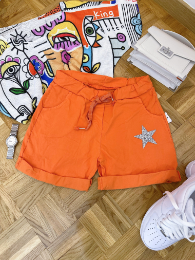 Wholesaler Zafa - PLUS SIZE Star shorts
