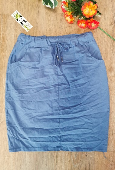 Wholesaler Zafa - Straight skirt with pocket