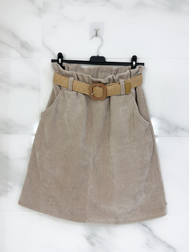 Wholesaler Zafa - Velvet skirt