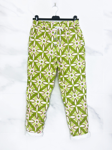 Wholesaler Zafa - Jogging pants with button, printed