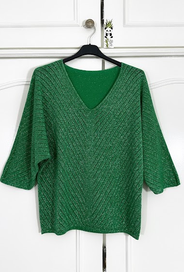 Wholesaler Zafa - Fine knit sweater with lurex.