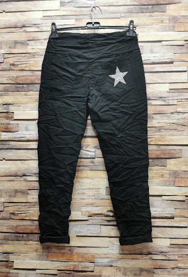 Wholesaler Zafa - Star trousers with back pockets