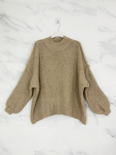 Wholesaler Zafa - Boucle wool sweater