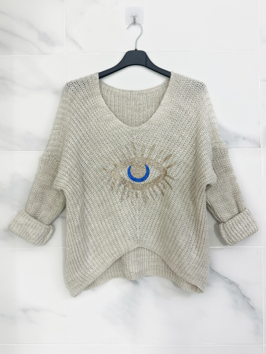 Wholesaler Zafa - Knitted sweater,