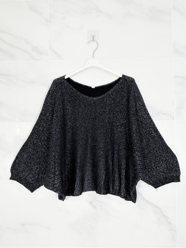 Wholesaler Zafa - Silver lurex sweater