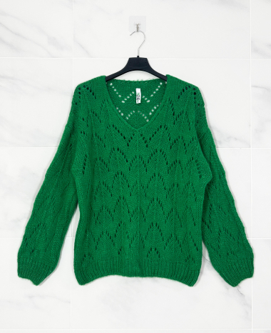 Wholesaler Zafa - Soft openwork sweater