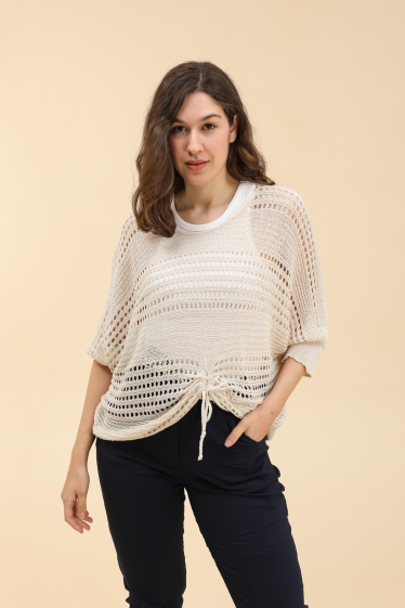 Wholesaler Zafa - Crochet knit top