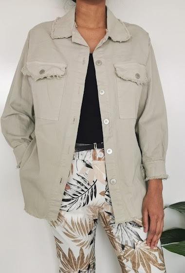Wholesalers Zafa - Denim shirt jacket