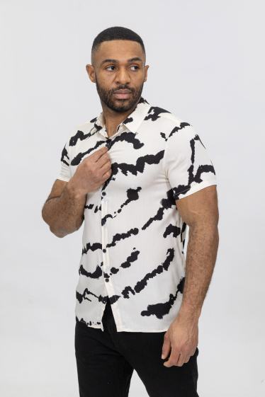 Großhändler Zayne Paris - Set aus gemustertem bedrucktem Hemd und Shorts