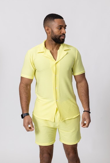 Wholesalers Zayne Paris - Shirt set with short
