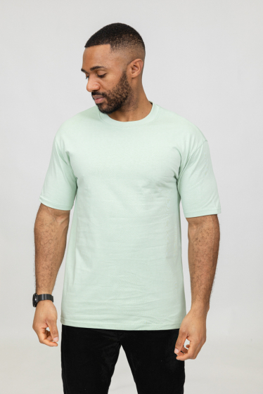 Wholesaler Zayne Paris - Plain oversized round neck t-shirt