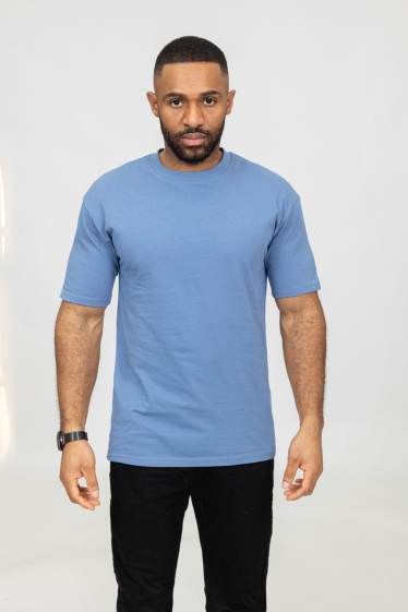 Wholesaler Zayne Paris - Plain oversized round neck t-shirt