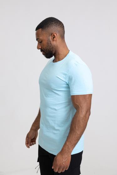 Großhändler Zayne Paris - Einfarbiges T-Shirt tx816