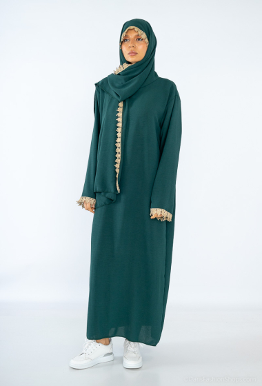 Wholesaler ZC MODE - abaya veil integrated lace