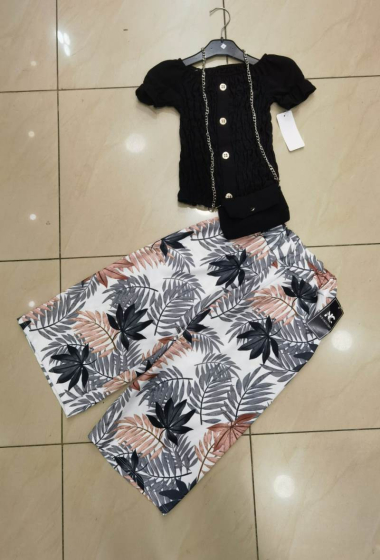 Wholesaler Mini Pomme - set with bag and printed pants